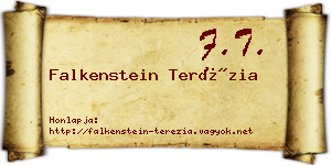 Falkenstein Terézia névjegykártya